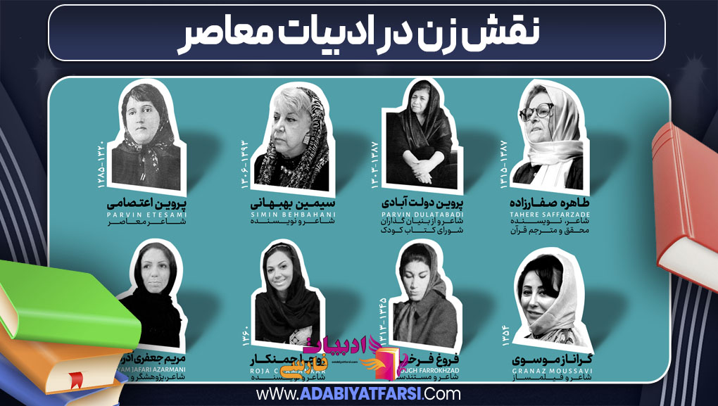 نقش زن در ادبیات معاصر