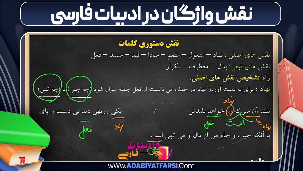 نقش واژگان در ادبیات فارسی