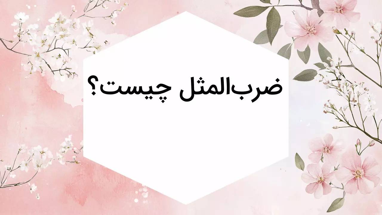 ضرب المثل چیست 